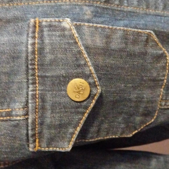 Dash By Kardashian Jean Jacket!! See pics! Small stain on inside. - Picture 3 of 7